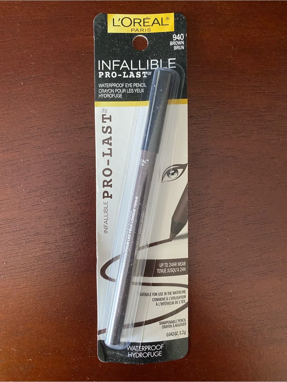 L'Oréal Infallible Pro-Last Waterproof Eye Pencil in Brown 940 - 2 pack